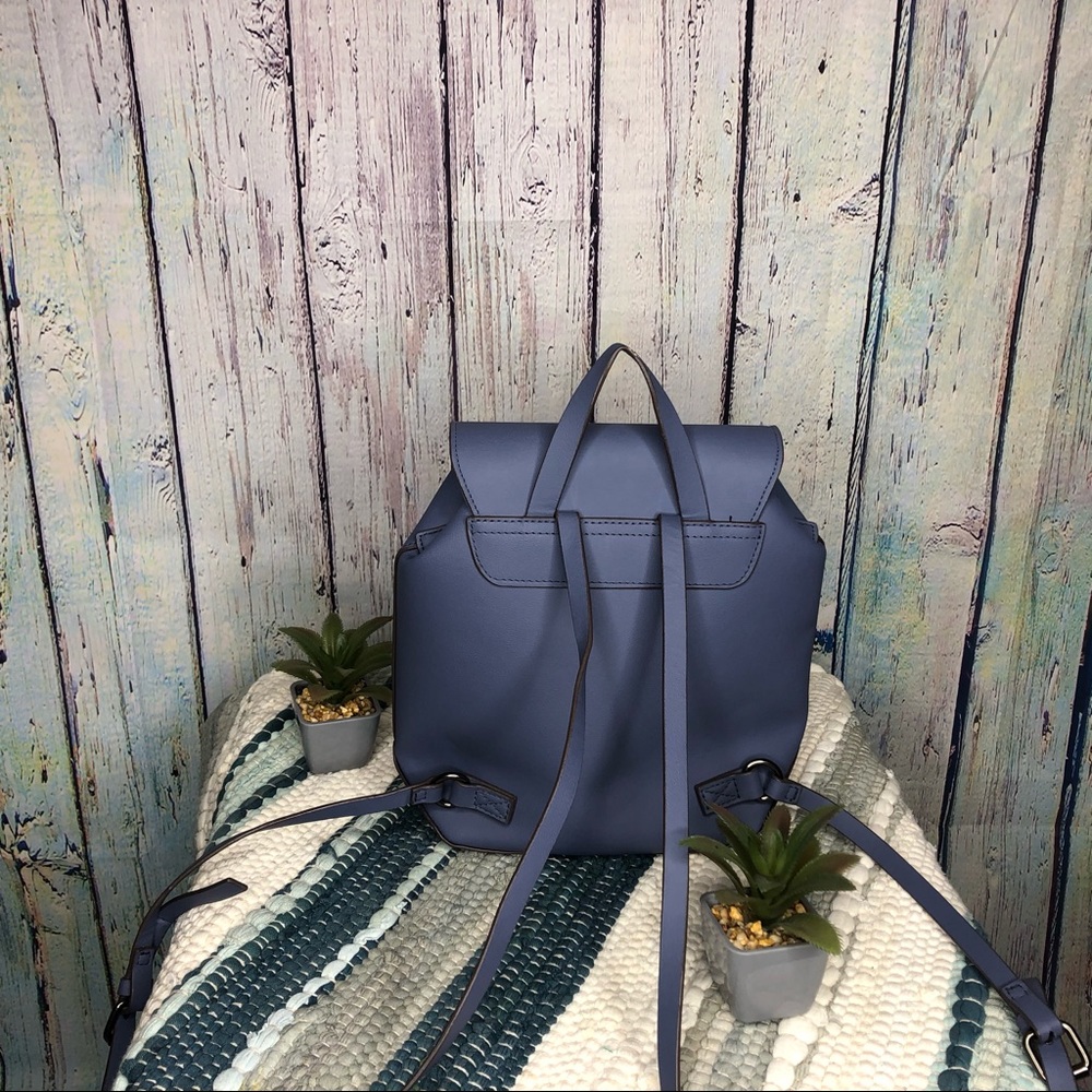 Blue Backpack Purse - Picture 2 of 5